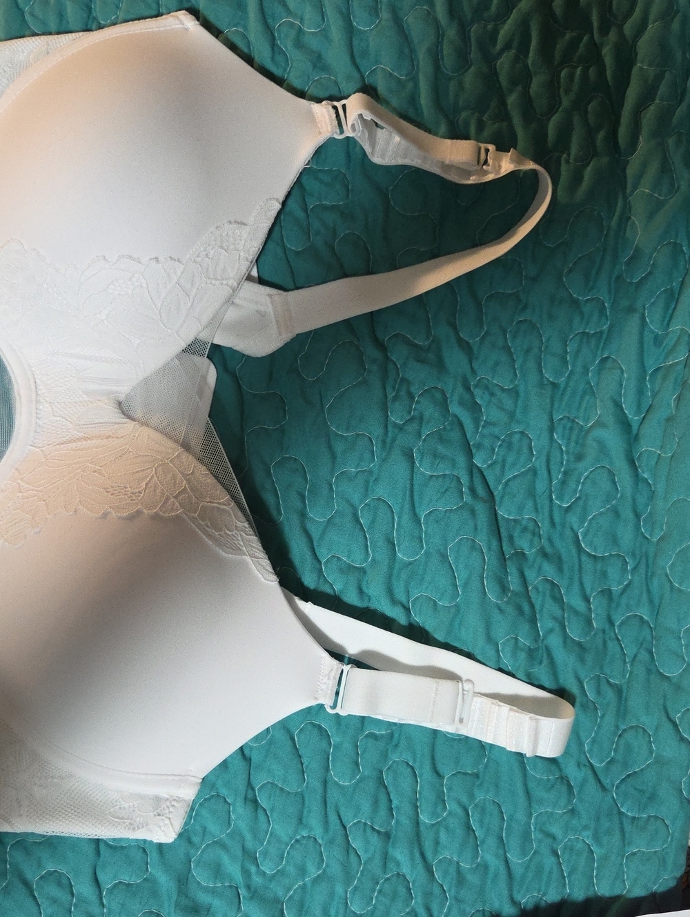 White Lace T-Shirt Bra